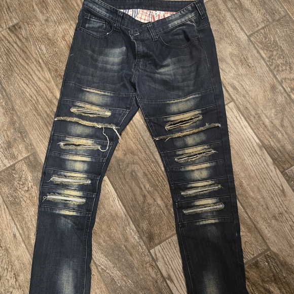 Other - Distressed Blue Jeans for Men